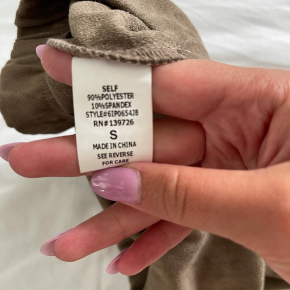 HoneyBum Tan Flare Pants - Picture 5 of 5